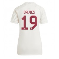 Zenski Nogometni Dres Bayern Munich Alphonso Davies #19 Rezervni 2023-24 Kratak Rukav
